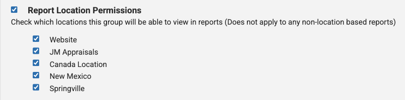 Report Permissions